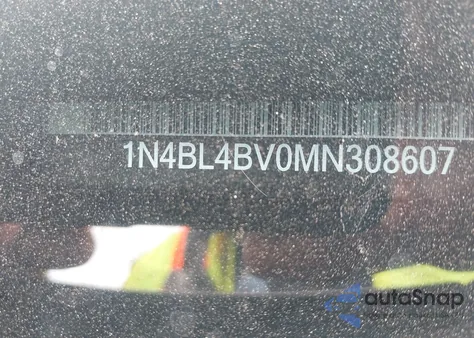 2021 Nissan Altima S Fwd z USA, uszkodzony, nr VIN 1N4BL4BV0MN308607